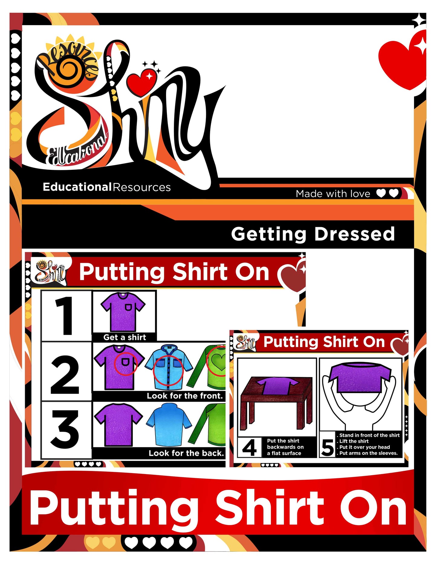 Putting Shirt On